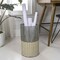 Happimess Harper Modern 4.13-Gallon 2-Tone Faux Wicker Cylinder Outdoor Trash Can, Gray/Cream HPM1101B - alternate 5