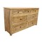 Homeroots 68" Natural Solid Wood Seven Drawer Dresser 620851 - alternate 9