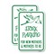 Signmission Stork Parking for New Mothers and Mothers to Be, 18'' X 24'' 2 Signs, Heavy Gauge Aluminum, 2PK A-1824-2PACK-22836 - alternate 1