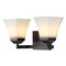 Jonathan Y Staunton 15" 2-Light Farmhouse Cottage Metal LED Vanity Light w/Frosted Glass Shades, Oil Rubbed Bron JYL7523A - alternate 7