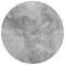 Homeroots 8' Gray Silver And Charcoal Round Nautical Washable Indoor Outdoor Area Rug 581739 - alternate 5