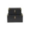 Homeroots Set of Two Black Solid Wood Box With Lid, 2PK 489352 - alternate 6