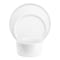 Elama Josh 18 Piece Stoneware Dinnerware Set in Matte White 750123182M - alternate 5