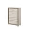 Homeroots 53" Beige And White Wood Lighted Five Drawer Dresser 564704 - alternate 9