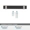 Amerock Overton 3-3/4 in 96 mm Center-to-Center Brushed Matte Black/Satin Nickel Cabinet Pull BP36681BMBG10 - alternate 5