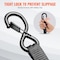 Vevor Retractable Ratchet Straps Tie Down Straps 2 in x 4 ft for Boat (2 Pack), 2PK BTS5004 - alternate 6