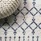 Jonathan Y Moroccan HYPE Boho Vintage Diamond Cream/Navy 9 ft. x 12 ft. Area Rug MOH101F-9 - alternate 6