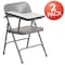 Flash Furniture Premium Steel Folding Chair with Right Handed Tablet Arm, PK2 2-HF-309AST-RT-GG - alternate 6