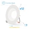 Infibrite 6 In. Retrofit 3000K Warm White LED Recessed Light 12W 1100LM, Dimmable, Wet Rated, 12PK IB-006-3-12W-WH-12PK - alternate 1