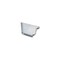 Amerimax Home Products Left End Gutter Cap, White Galvanized Steel, 5-In. 33005 - alternate 1