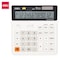 Deli Digit Desktop Calculator, Tax + 120-Step Check, Dual Power, White, 20PK EM01010 - alternate 1