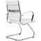 Leisuremod Benmar Modern Office Chair with Faux Leather Sled Base Task Chair & Arms BGO19WL - alternate 5