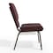 Flash Furniture 18.5"W Church Chair - Plum Fabric w/ Book Rack, 4PK 4-FD-CH02185-GV-005-BAS-GG - alternate 4