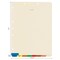Tabbies PATIENT CHART INDEX DIVIDER-8 TAB SET, BOTTOM TAB, 11-3/8"Hx8-1/2"W, 3/8" TAB EXT, 40 SETS/BOX, 40PK 54500 - alternate 1