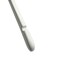 Nahanco 17in Low Gloss White Wooden SlimLine Jacket Hanger w/ Brushed Chrome Hook, 25PK SL23117 - alternate 3