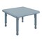 Flash Furniture Commercial Plastic Adjustable Height Classroom Activity Table-Dusty Blue, 24 in SQ YU-YCX-002-2-SQR-TBL-DSTYBL-GG - alternate 1