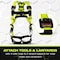 Fall Safe Safety Harness, Aluminum, 2XL, Black/Green FS242IBD-2XL - alternate 4