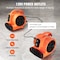 Vevor Floor Blower Fan Air Mover 1000 CFM 3-Speed 1/4 HP Floor Carpet Dryer VV-FXZGFJ1450 - alternate 6