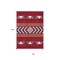 Homeroots 10' X 14' Red White And Navy Blue Southwestern Washable Indoor Outdoor Area Rug 613950 - alternate 7