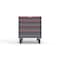 Strong Hold 4 drawer cabinet - (1x 4in, 1x 5in, 2x 6in) - Red accents - Keyed Alike S3036-PCAAS-0402DS - alternate 1
