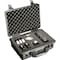 Pelican Silver Protective Case, 18-1/2"L x 14.06"W x 6.93"D 1500NF - alternate 1