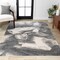 Jonathan Y Petalo Abstract Two-Tone Modern Gray/Cream 4 ft. x 6 ft. Area Rug CTP200C-4 - alternate 1