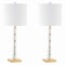 Jonathan Y Claire 28.5" Crystal LED Table Lamp, Clear/Brass, 2PK JYL5001A-SET2 - alternate 7