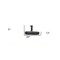 Homeroots Black Heavy Duty Plastic Umbrella Base 370595 - alternate 5