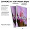 Signmission Orchids, Plastic Signs Only 24 Inch x 36 Inch, Corrugated Plastic, 2PK CSB-2436-2PACK-Orchids - alternate 2