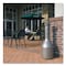 Rubbermaid Commercial Infinity Traditional Smoking Receptacle, 4.1 gal, 39"H, Antique Pewter FG9W3300ATPWTR - alternate 2
