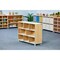 Beleduc By Playwell Palermo 41.1inx14.2in Mid 9-Compartment Closed Shelf, Tray-Compatible, White/Oak HPL, 32.6inH, 3+ 846041 - alternate 5