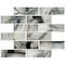 Msi Midnight Agate Sample Matte Subway Mosaic Glass Wall Tile ZOR-MD-0585-SAM - alternate 10
