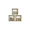 Homeroots Set of Three Tina Niche 3D Square Peel and Stick Wall Decals, 3PK 581070 - alternate 1