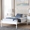 Baxton Studio Callison Spindle Platform Bed, White, Twin 271-14733-ZORO - alternate 5