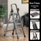 Wrightmaster 4.8 ft. Steel Lightweight Step Ladder, 8 ft. Reach w/Non-Marring Feet 300 lb. Capacity ZoroQHL5BT - alternate 7