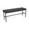 Bfm Seating Meghan 2-Seat Bolt-Down Bench, Grade 4 Upholstered Seat - Steel Frame - Sand Black Finish JS337MWH2155-SB - alternate 1