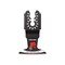 Freud Oscillating Blade 2-1/2in W Bi-Metal Curved Contact Edge Clean Wood DOU250JBW - alternate 14