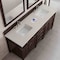 James Martin Vanities Brittany 72" Dbl Vanity, Burnished Mahogany, w/3 CM Siberian Silestone Top w/FreePower WirelessCharge 650-V72-BNM-FSFR - alternate 7