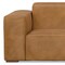 Homeroots 122" Sienna Leather Modular Sofa With Brown Legs 641013 - alternate 3