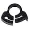 Zoro Select Snap-Plastic Hose Clamp, BLK, 0.6"ID, PK20 HC-E-PA66-BK - alternate 2