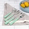 Martha Stewart Garden Cottage 16 Piece Stainless Steel Flatware Set in Mint 130282.16 - alternate 6