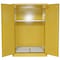 Securall Flammable Drum Storage Cabinet, 75 Gallon, 1 Shelves, 43 in W x 65 in H x 31 in D, Yellow V175 - alternate 2