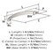 Amerock Arc 5-1/16 inch (128mm) Center-to-Center Satin Nickel Cabinet Pull, 10PK 10VMP37357G10 - alternate 3