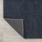 Jonathan Y Linja Solid Centre Stripe Non-Slip Machine-Washable Navy/Gray 9 ft. x 12 ft. Area Rug WSH117A-9 - alternate 4
