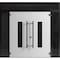 Vdomdoors Front Exterior Prehung Aluminum Double Doors Ronex1205 Bronze Oak 2 Sidelights and Top Transom RONEX1205DEXD-OAK-W16+72+16xH80+16-RH-O - alternate 1