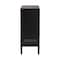 Baxton Studio Shirin Mid-Century Beige Fabric and Black Wood 6-Drawer Dresser 255-14151-ZORO - alternate 7
