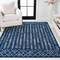Jonathan Y Ziri Moroccan Geometric Navy/Cream 4 ft. x 6 ft. Area Rug MOH210D-4 - alternate 1