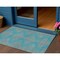 Homeroots 3' X 5' Teal Blue And Pink Geometric Washable Indoor Outdoor Area Rug 598788 - alternate 1