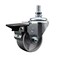 Service Caster 3 Inch Semi Steel 12 Inch Threaded Stem Caster with Brake SCC-TS20S314-SSS-PLB-121315 - alternate 1