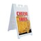 Signmission Cheese Fries, A-Frame & 2 Decals Installed, Heavy-Duty Plastic Frame SBHD-D-2436-Cheese Fries - alternate 1